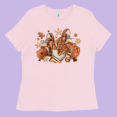 Ladies Tee Melanin Christmas black girl sneakers