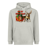 Moon Dust merry christmas two deers Heavyweight Hoodie - LillyAllenDesigns