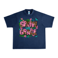 Navy grow in grace Urban Heavy Tee - AdoDesignShop