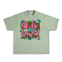 Oil Green grow in grace Urban Heavy Tee - AdoDesignShop