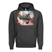 Charcoal Heather born to ride dirty bikes Zipper Hoodie - MaliasSmallBusiness