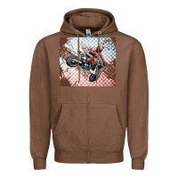 Chestnut born to ride dirty bikes Zipper Hoodie - MaliasSmallBusiness