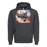 Smoke born to ride dirty bikes Zipper Hoodie - MaliasSmallBusiness