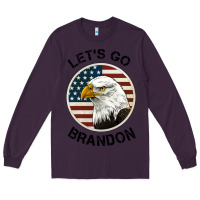 Plum Lets Go Brandon American Bald Eagle Long Sleeve Tee - Jasminsmagicworld