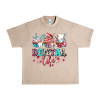 French Oak dental life with cupcakes Urban Heavy Tee - AdoDesignShop