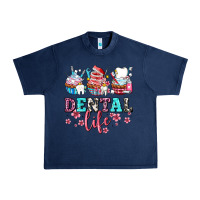 Navy dental life with cupcakes Urban Heavy Tee - AdoDesignShop