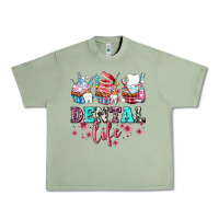 Oil Green dental life with cupcakes Urban Heavy Tee - AdoDesignShop