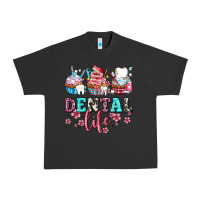 Pigment Black dental life with cupcakes Urban Heavy Tee - AdoDesignShop