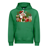 Emerald western santa cowboy coffe cups christmas Urban Hoodie - CowGirlArtShop