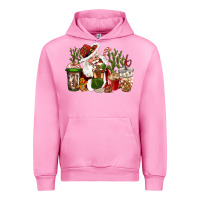 Fuchsia Pink western santa cowboy coffe cups christmas Urban Hoodie - CowGirlArtShop