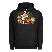 Pigment Black western santa cowboy coffe cups christmas Urban Hoodie - CowGirlArtShop