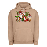 Pigment Burro western santa cowboy coffe cups christmas Urban Hoodie - CowGirlArtShop
