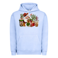 Pigment Grape Ice western santa cowboy coffe cups christmas Urban Hoodie - CowGirlArtShop