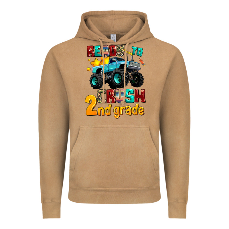 Ready To School Crush 2nd Grade Vintage Hoodie by AdoDesignShop | Teevron