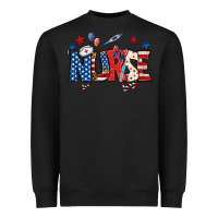 Black american nurse Heavyweight Sweatshirt - BundleAndBundleShop