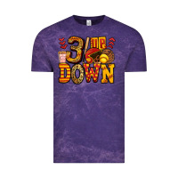 Cloud Purple three up three down softball Vintage Tee - Jasminsmagicworld