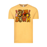 Vintage Mustard three up three down softball Vintage Tee - Jasminsmagicworld
