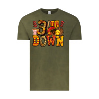 Vintage Olive three up three down softball Vintage Tee - Jasminsmagicworld