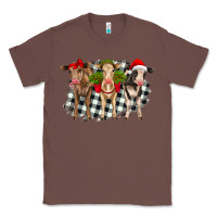 Chestnut Christmas heifers front view Classic Tee - RanaPortraitStore