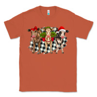 Copper Christmas heifers front view Classic Tee - RanaPortraitStore