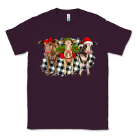 Plum Christmas heifers front view Classic Tee - RanaPortraitStore