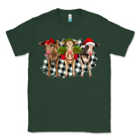Sports Green Christmas heifers front view Classic Tee - RanaPortraitStore