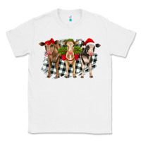 White Christmas heifers front view Classic Tee - RanaPortraitStore