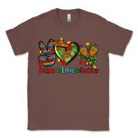Chestnut peace love fiesta ado Classic Tee - AdoDesignShop