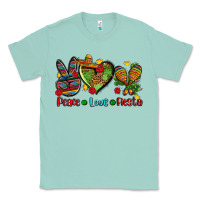 Seafoam peace love fiesta ado Classic Tee - AdoDesignShop