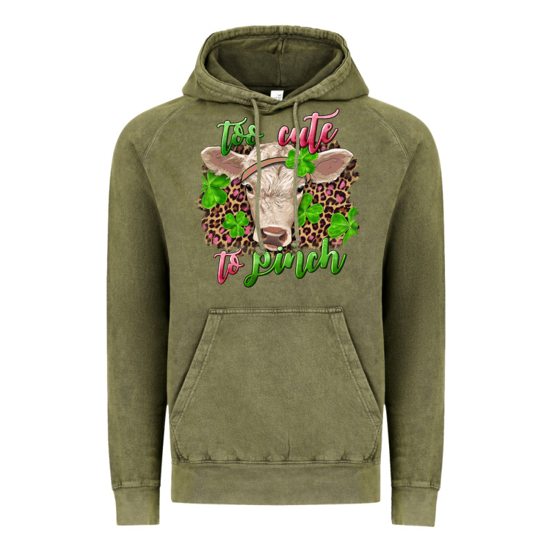 Too Cute To Pinch Charolais Calf Vintage Hoodie by RanaPortraitStore | Teevron