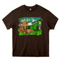 Chocolate Brown Happy st. patrick's day cattle and calfs Heavy Core Tee - RanaPortraitStore