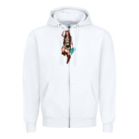 White western cowgirl Zipper Hoodie - NancyCooperArtShop