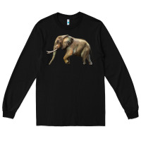 Black Elephant Long Sleeve Tee - LillyAllenDesigns