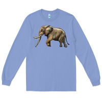 Colony Blue Elephant Long Sleeve Tee - LillyAllenDesigns