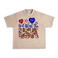 French Oak god bless the usa Urban Heavy Tee - Artiststas