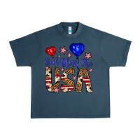 Midnight Navy god bless the usa Urban Heavy Tee - Artiststas