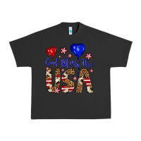 Pigment Black god bless the usa Urban Heavy Tee - Artiststas