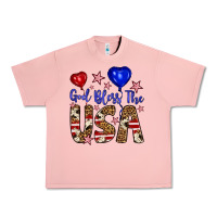 Salmon god bless the usa Urban Heavy Tee - Artiststas