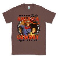 Chestnut make america cowboy again Classic Tee - AdoDesignShop