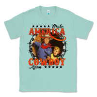 Seafoam make america cowboy again Classic Tee - AdoDesignShop