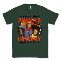 Sports Green make america cowboy again Classic Tee - AdoDesignShop