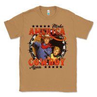 Toasted Coconut make america cowboy again Classic Tee - AdoDesignShop