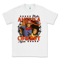 White make america cowboy again Classic Tee - AdoDesignShop