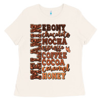 Melanin Shades Of Brown Ladies Tee | Teevron