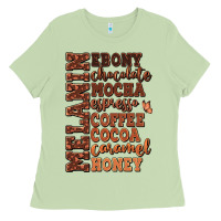 Matcha Melanin shades of brown Ladies Tee - RanaPortraitStore