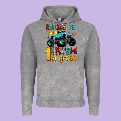 Ready To School Crush 1st Grade Vintage Hoodie Designed By Adodesignshop