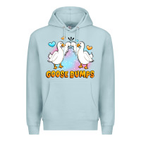 Blue Mist goose bumps Premium Hoodie - JahusDesignShop