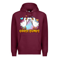 Burgundy goose bumps Premium Hoodie - JahusDesignShop