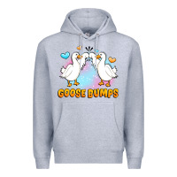 Heather Grey goose bumps Premium Hoodie - JahusDesignShop