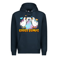 Navy goose bumps Premium Hoodie - JahusDesignShop